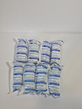 Brita Pitcher Replacement Water Filters Lot of 8 Pack Standard White New Sealed